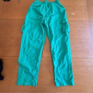 Nike XS Retro cargo track pants joggers in turquoise green